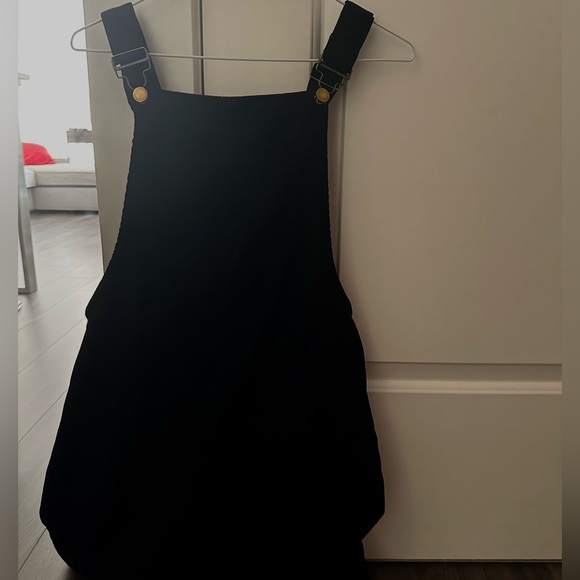 Corduroy pocket front overall dress - Picture 2 of 3